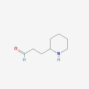 2-Piperidinepropanal