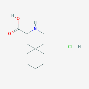 3-Azaspiro[5.5]undecane-2-carboxylic acid hydrochloride