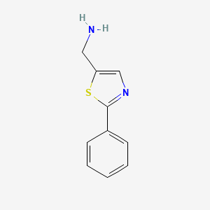 B1349123 (2-Phenyl-1,3-thiazol-5-yl)methanamine CAS No. 298705-56-3