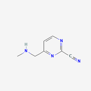 4-((Methylamino)methyl)pyrimidine-2-carbonitrile