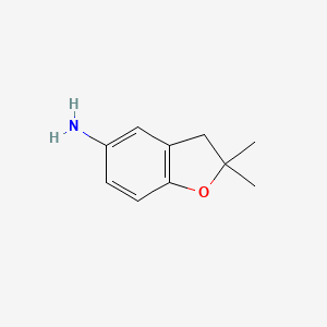 molecular formula C10H13NO B1349124 2,2-二甲基-2,3-二氢-1-苯并呋喃-5-胺 CAS No. 31010-94-3