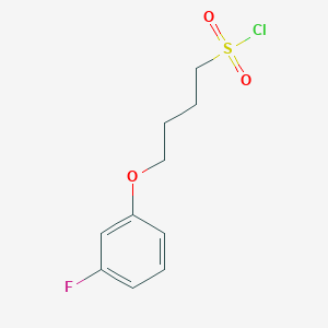 4-(3-Fluorophenoxy)butane-1-sulfonyl chloride