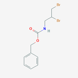 molecular formula C11H13Br2NO2 B13491277 benzyl N-(2,3-dibromopropyl)carbamate 