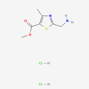 Methyl 2-(aminomethyl)-4-methyl-1,3-thiazole-5-carboxylate dihydrochloride