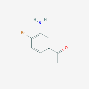 molecular formula C8H8BrNO B1349132 1-(3-氨基-4-溴苯基)乙酮 CAS No. 37148-51-9