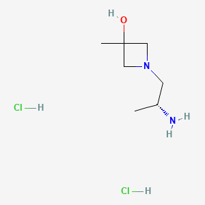 (R)-1-(2-Aminopropyl)-3-methylazetidin-3-OL dihydrochloride