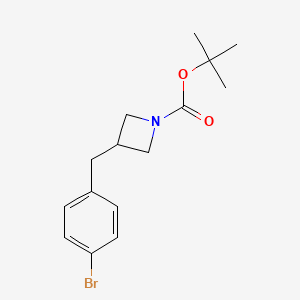 Tert-butyl 3-[(4-bromophenyl)methyl]azetidine-1-carboxylate