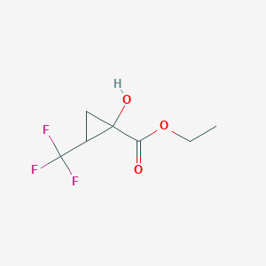 ethyl 1-hydroxy-2-(trifluoromethyl)cyclopropane-1-carboxylate, Mixture of diastereomers