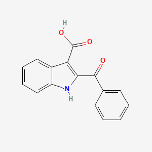 molecular formula C16H11NO3 B1349137 2-苯甲酰-1H-吲哚-3-羧酸 CAS No. 74588-82-2