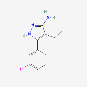 4-Ethyl-3-(3-iodophenyl)-1h-pyrazol-5-amine