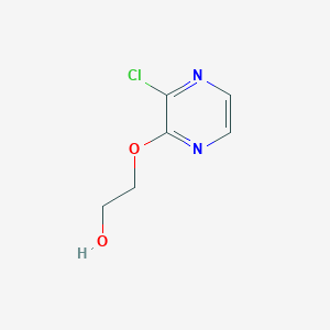 2-[(3-Chloropyrazin-2-yl)oxy]ethan-1-ol