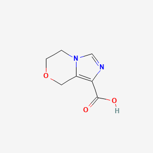 5H,6H,8H-imidazo[4,3-c][1,4]oxazine-1-carboxylic acid