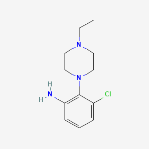 molecular formula C12H18ClN3 B1349145 3-氯-2-(4-乙基哌嗪-1-基)苯胺 CAS No. 714282-41-4