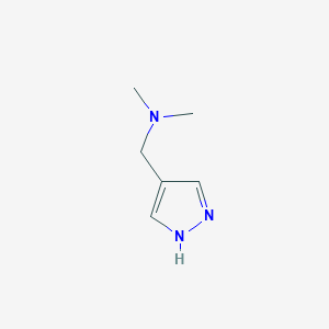 dimethyl[(1H-pyrazol-4-yl)methyl]amine