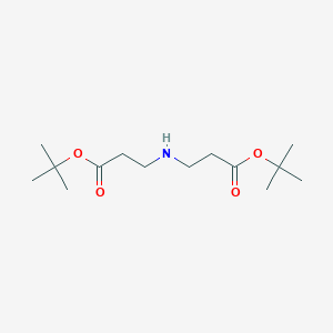 molecular formula C14H27NO4 B134915 二叔丁基 3,3'-亚氨基二丙酸酯 CAS No. 128988-04-5