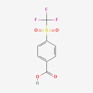B1349151 4-(trifluoromethylsulfonyl)benzoic Acid CAS No. 312-22-1