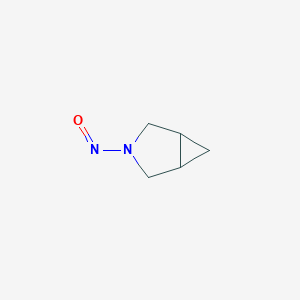 molecular formula C5H8N2O B13491516 3-Nitroso-3-azabicyclo[3.1.0]hexane 