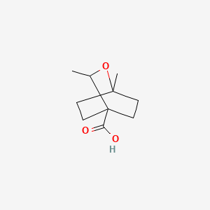 molecular formula C10H16O3 B13491561 1,3-Dimethyl-2-oxabicyclo[2.2.2]octane-4-carboxylic acid 