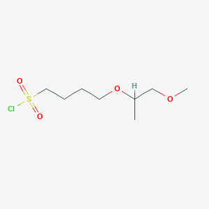 4-((1-Methoxypropan-2-yl)oxy)butane-1-sulfonyl chloride