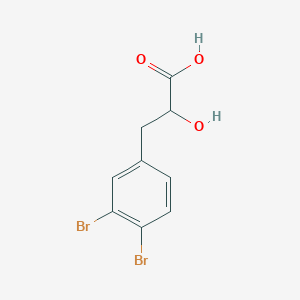 3-(3,4-Dibromophenyl)-2-hydroxypropanoic acid