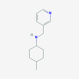 B1349162 (4-Methyl-cyclohexyl)-pyridin-3-ylmethyl-amine CAS No. 626216-69-1