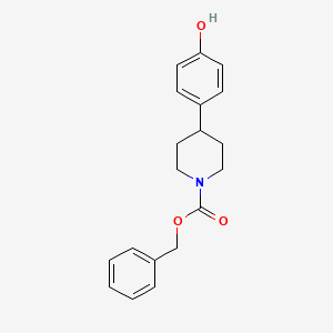 Benzyl 4-(4-hydroxyphenyl)piperidine-1-carboxylate