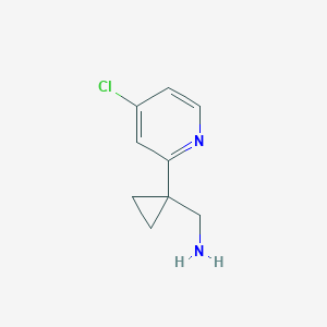 (1-(4-Chloropyridin-2-YL)cyclopropyl)methanamine