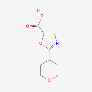 2-(Oxan-4-yl)-1,3-oxazole-5-carboxylic acid