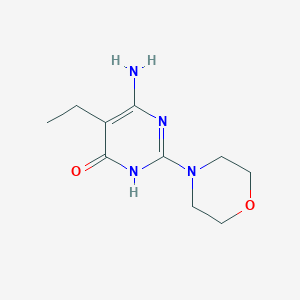 6-Amino-5-ethyl-2-morpholinopyrimidin-4(3h)-one