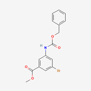 Methyl 3-(((benzyloxy)carbonyl)amino)-5-bromobenzoate