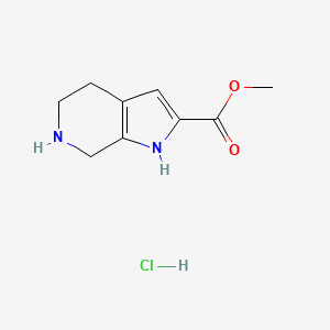 methyl 1H,4H,5H,6H,7H-pyrrolo[2,3-c]pyridine-2-carboxylate hydrochloride