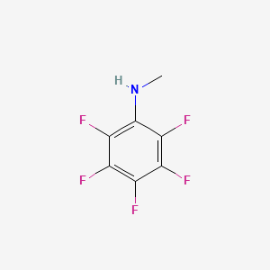 molecular formula C7H4F5N B13491715 Benzenamine, 2,3,4,5,6-pentafluoro-N-methyl- CAS No. 1201-02-1