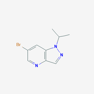 6-bromo-1-(propan-2-yl)-1H-pyrazolo[4,3-b]pyridine