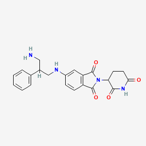 5-[(3-Amino-2-phenyl-propyl)amino]-2-(2,6-dioxo-3-piperidyl)isoindoline-1,3-dione