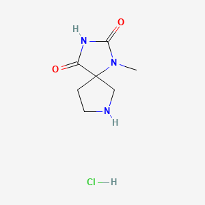 1-Methyl-1,3,7-triazaspiro[4.4]nonane-2,4-dione hydrochloride