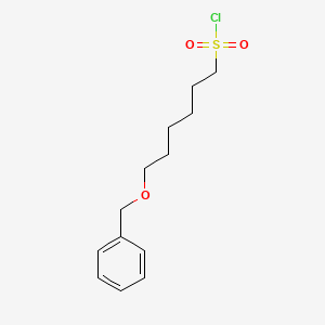 6-(Benzyloxy)hexane-1-sulfonyl chloride