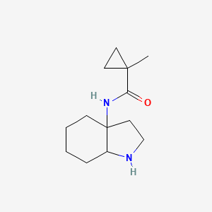 1-methyl-N-(octahydro-1H-indol-3a-yl)cyclopropane-1-carboxamide