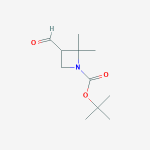 Tert-butyl 3-formyl-2,2-dimethylazetidine-1-carboxylate