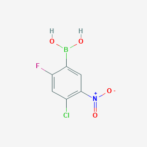 (4-Chloro-2-fluoro-5-nitrophenyl)boronic acid