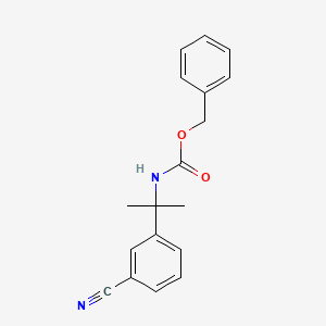 Benzyl (2-(3-cyanophenyl)propan-2-yl)carbamate