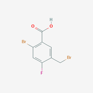 2-Bromo-5-(bromomethyl)-4-fluorobenzoic acid