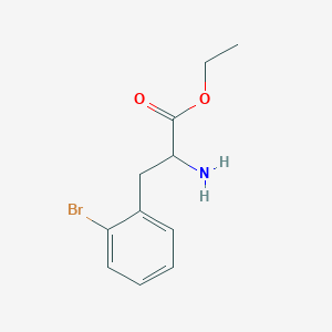 molecular formula C11H14BrNO2 B13491997 Ethyl 2-amino-3-(2-bromophenyl)propanoate CAS No. 603944-26-9