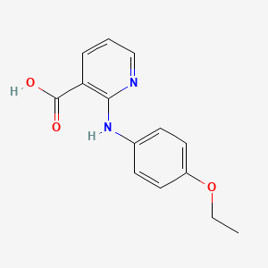 B1349201 2-[(4-Ethoxyphenyl)amino]nicotinic acid CAS No. 4394-10-9