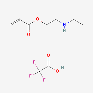 2-(Ethylamino)ethyl prop-2-enoate, trifluoroacetic acid