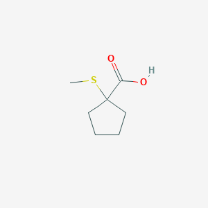 1-(Methylsulfanyl)cyclopentane-1-carboxylic acid