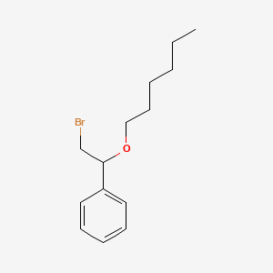 (2-Bromo-1-(hexyloxy)ethyl)benzene