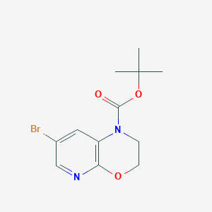 tert-Butyl 7-bromo-2,3-dihydro-1H-pyrido[2,3-b][1,4]oxazine-1-carboxylate