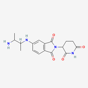 5-[(2-Amino-1-methyl-propyl)amino]-2-(2,6-dioxo-3-piperidyl)isoindoline-1,3-dione