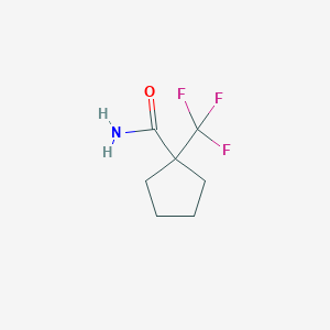 1-(Trifluoromethyl)cyclopentane-1-carboxamide