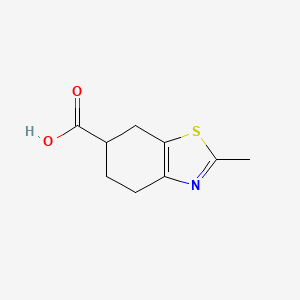 2-Methyl-4,5,6,7-tetrahydro-1,3-benzothiazole-6-carboxylic acid